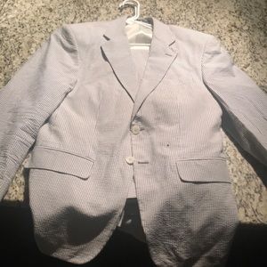 Seer sucker suit (M)